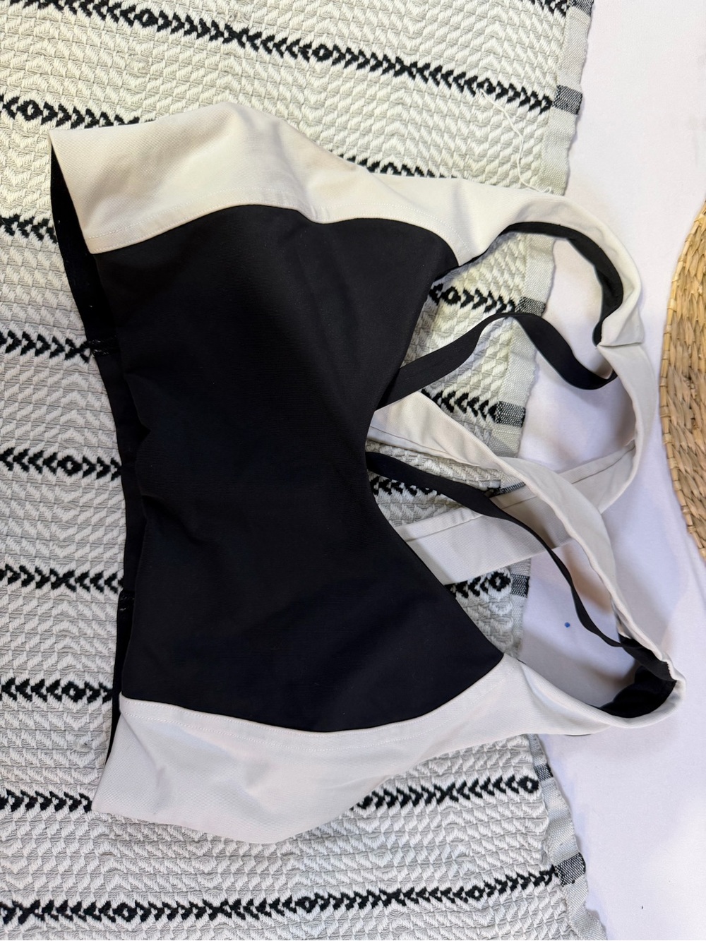 lululemon athletica Black and White Women’s Bra 8